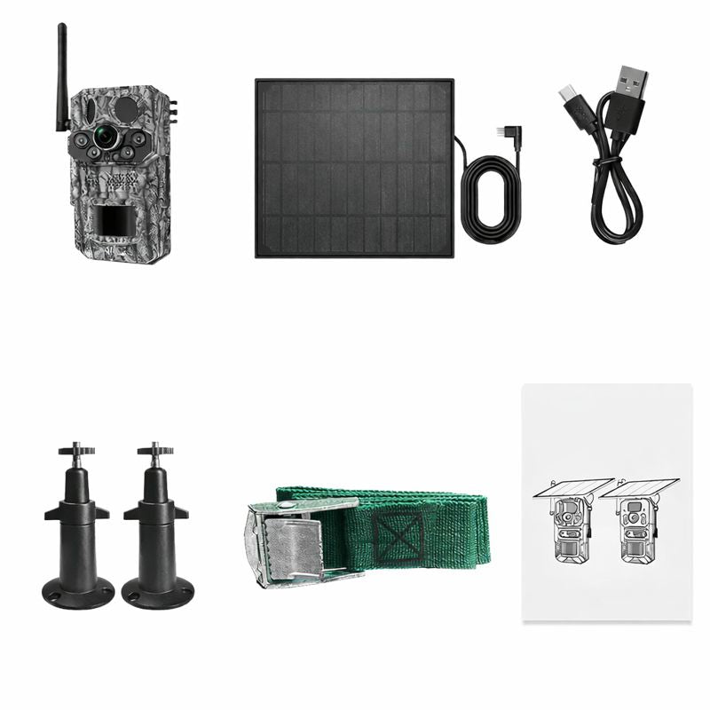 Caméra de Chasse Solaire avec Vision Nocturne