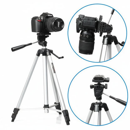 Trépied Stable et Leger avec Support téléphone-Appareil Photo