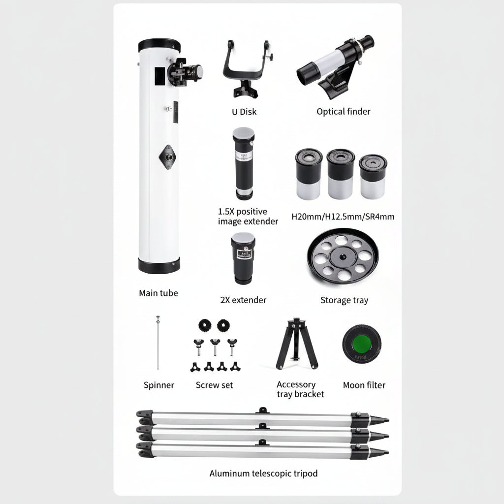 Télescope de Précision pour Observation des Étoiles et de la Nature