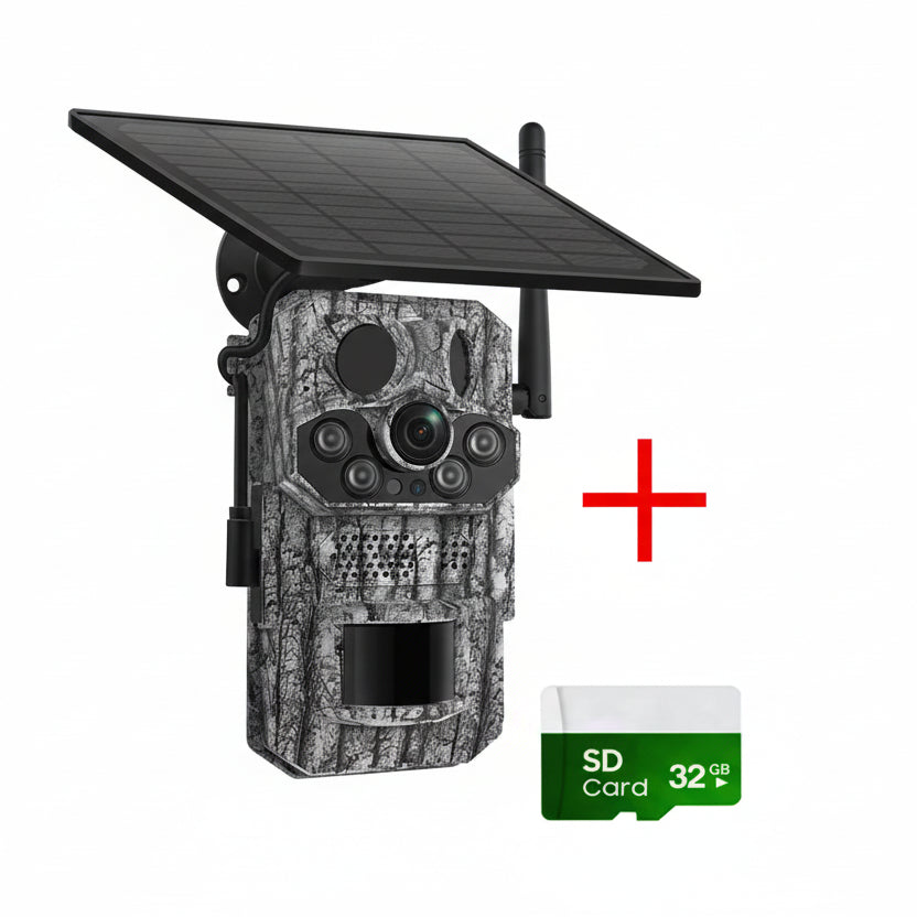 Caméra de Chasse Solaire avec Vision Nocturne